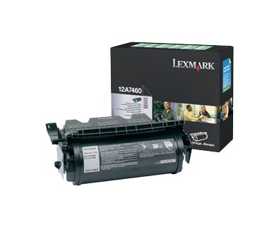 Lexmark 12a7460 Toner Y Cartucho Laser